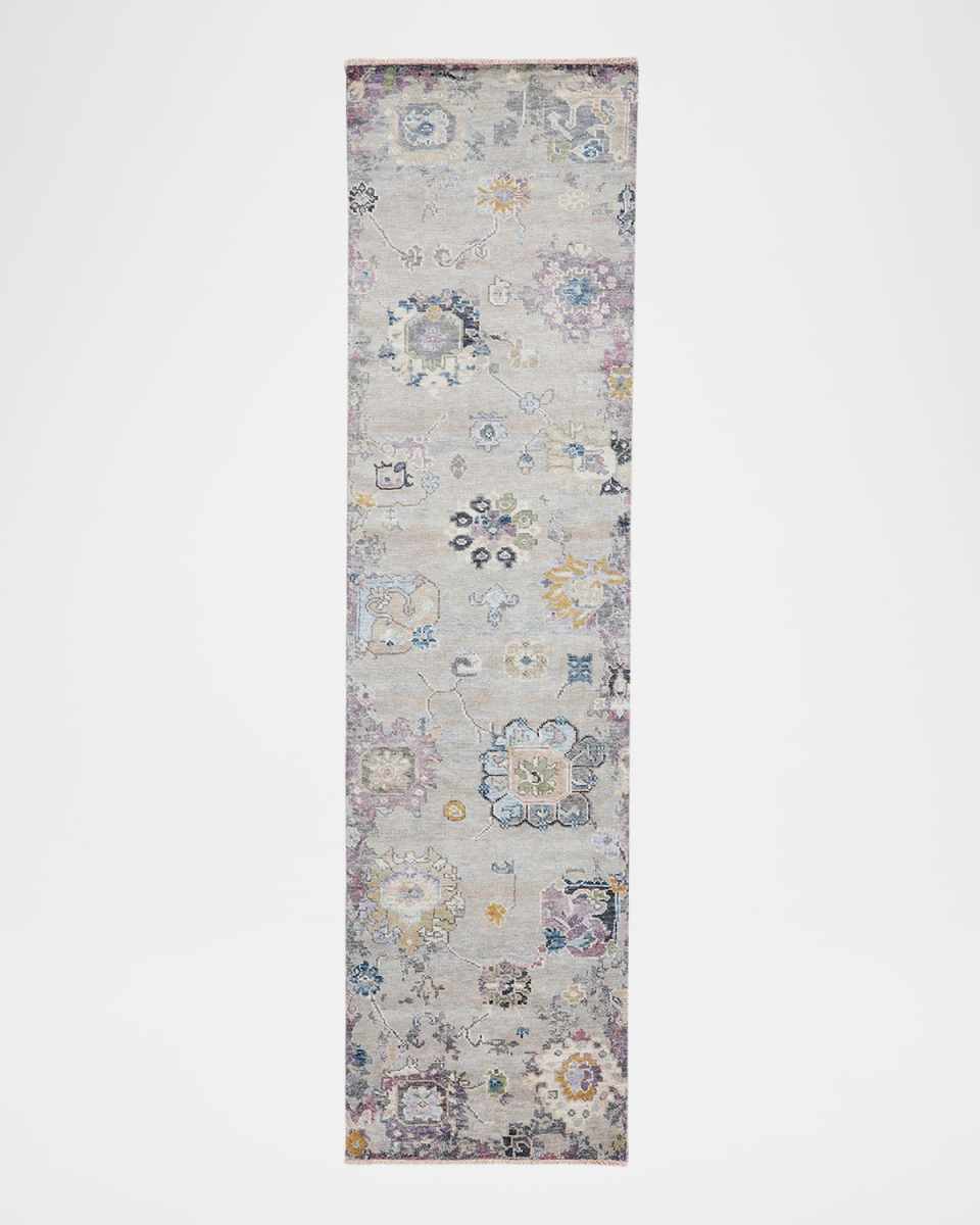 Jocelyn Hand-Knotted Runner, 2' x 10'